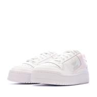 Baskets Blanches/Rose Femme Adidas Forum Bold vue 6