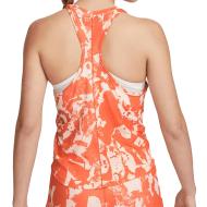 Débardeur Orange Femme Nike Luxe vue 2