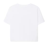 T-shirt Blanc Fille Name it Agmar vue 2
