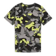 T-shirt Gris/Vert Garçon Puma Camo vue 2