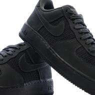 Baskets Noires Homme Nike Air Force 1 '07S vue 7