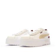 Baskets Blanches/Bordeaux Femme Puma Mayze vue 6