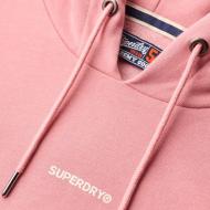 Sweat à Capuche Rose Femme Superdry Plain Hood vue 2