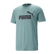 T-shirt Bleu Homme Puma Essential Logo pas cher