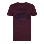 T-shirt Bordeaux Homme Petrol Industries Classic pas cher