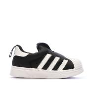 Baskets Noires Garçon Adidas Superstar 360 vue 2