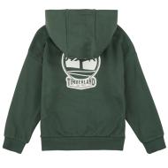 Dunkelgrünes Sweatshirt mit Reißverschluss für Jungen von Timberland T60451 Ansicht 2