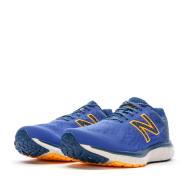 Chaussures de Running Bleu/Orange Homme New Balance 680v7 vue 6