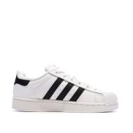 Superstar Baskets Blanc/Noir Mixte Adidas vue 2