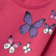 T-shirt Rose à Motifs Fille Name it Beate vue 2