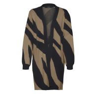 Gilet Long Noir/Camel Femme Vero Moda Nancy vue 3