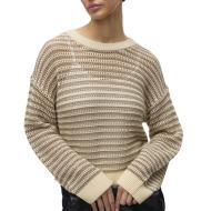 Pull Beige/Marron Femme Vero Moda Madera