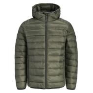 Chaqueta acolchada caqui para hombre Jack & Jones Bradley