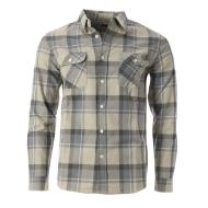 Chemises Manches Longues Bleu/Écru Homme Salty Crew Flannel