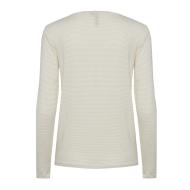 T-Shirt Manches Longues Blanc/Doré Femme Pieces Billo vue 2