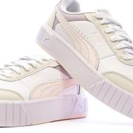 Baskets Blanches/Mauve Fille Puma Carina Mia vue 7