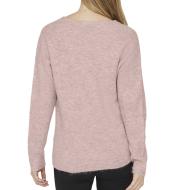 Pull Rose Femme Vero Moda Crewlefile vue 2