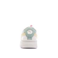 Baskets Blanches/Vert d'Eau/Jaune Garçon/Fille Puma Cali Dream vue 3