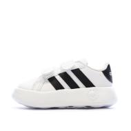 Baskets Blanches/Noires Garçon Adidas Grand Court 2.0 pas cher