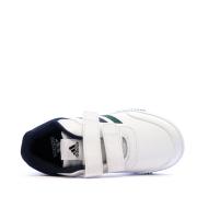 Baskets Blanc Garçon Adidas Tensaur Sport 2.0. vue 4