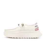 Chaussures Blanches Femme Hey Dude Wally Sport Mesh pas cher