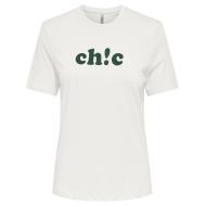 T-Shirt Blanc Femme Only Lola pas cher