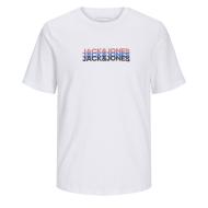 T-Shirt Blanc Garçon Jack & Jones Cyber pas cher