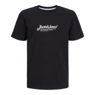 T-shirt Noir Garçon Jack & Jones Beau pas cher