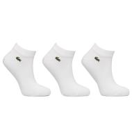 X3 Paires De Chaussettes Blanc Mixte Lacoste RA2917 pas cher