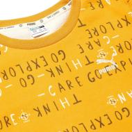 Sweat Jaune Garçon Puma T4c Aop vue 2