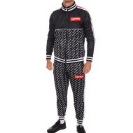 Survêtement Noir/Rouge Brillant Homme Supreme Grip Sanchez