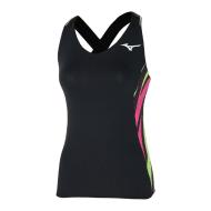 Débardeur De Tennis Noir Femme tech Mizuno Printed pas cher