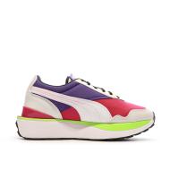 Baskets Violette/Jaune Femme Puma Cruise Rider vue 2