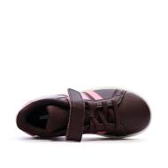 Baskets Prunes/Roses Fille Adidas Grand Court 2.0 vue 4
