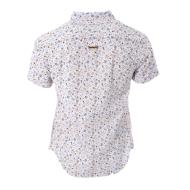 Chemise Blanc/Marine à Motifs Homme RMS26 4785 vue 2