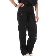 Pantalon Cargo Toile Noir Femme Monday Premium 3172