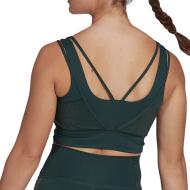 Brassière Kaki Femme Adidas HM7886 vue 2