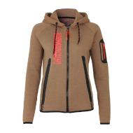 Sweat zippé Marron Fille Geographical Norway Getincelle