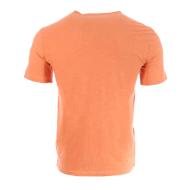 T-shirt Orange Homme Guess Dustin vue 2