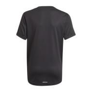 T-shirt Noir Garçon Adidas GN14 vue 2