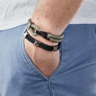 Bracelet Noir Homme Geographical Norway 315071 vue 2