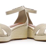 Sandales Beige Femme Tommy Hilfiger Flag Criss-cros vue 7