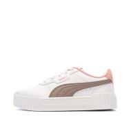Zapatillas blancas para niña Puma Carina 3.0 barato