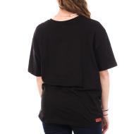 T-shirt Noir Femme Supreme Grip Flora vue 2