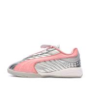 Baskets Argent/Rose Fille Puma Goalgetter pas cher