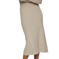 Jupe Beige Femme Vila Comfy A-line pas cher