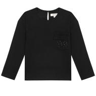 Tee-Shirt Noir Enfant/Fille Catimini CR10215 pas cher