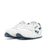 Baskets Blanches/Bleu Garçon Reebok Classic Leather 100069853 vue 6