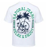 T-Shirt Blanc Homme Kaporal Till vue 2
