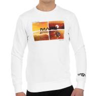 Sweat Blanc Homme Nasa 09S pas cher